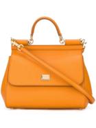 Dolce & Gabbana Medium Sicily Shoulder Bag - Yellow & Orange