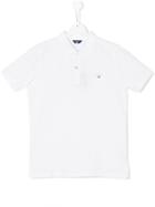 Gant Kids Logo Polo Shirt - White