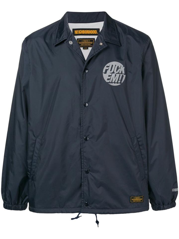 Neighborhood Fuck Em Jacket - Blue