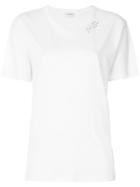 Saint Laurent Je T'aime Print T-shirt - White