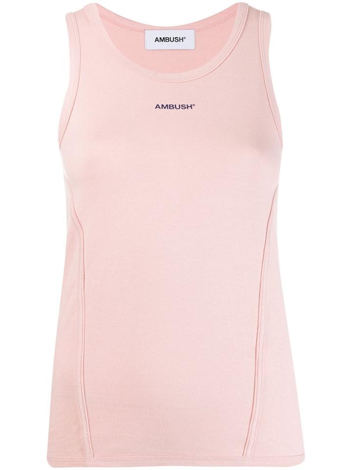 Ambush Logo Tank Top - Pink