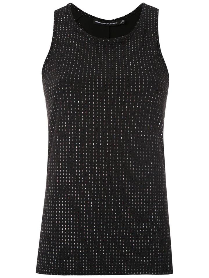 Reinaldo Lourenço Glitter Top - Black