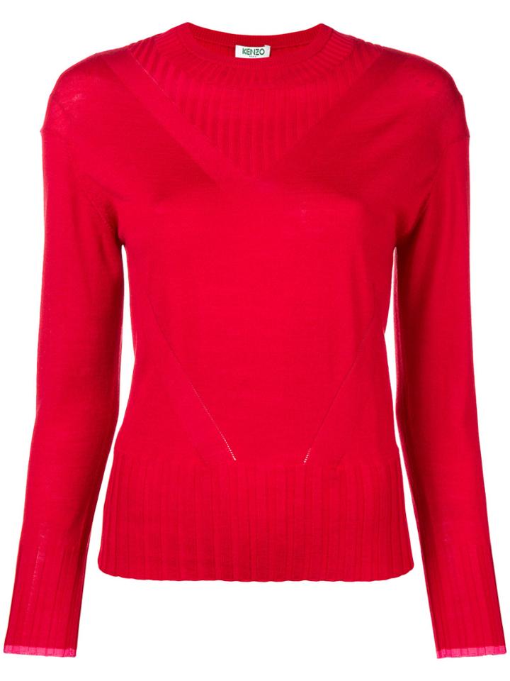Kenzo Crew Neck Sweater - Red