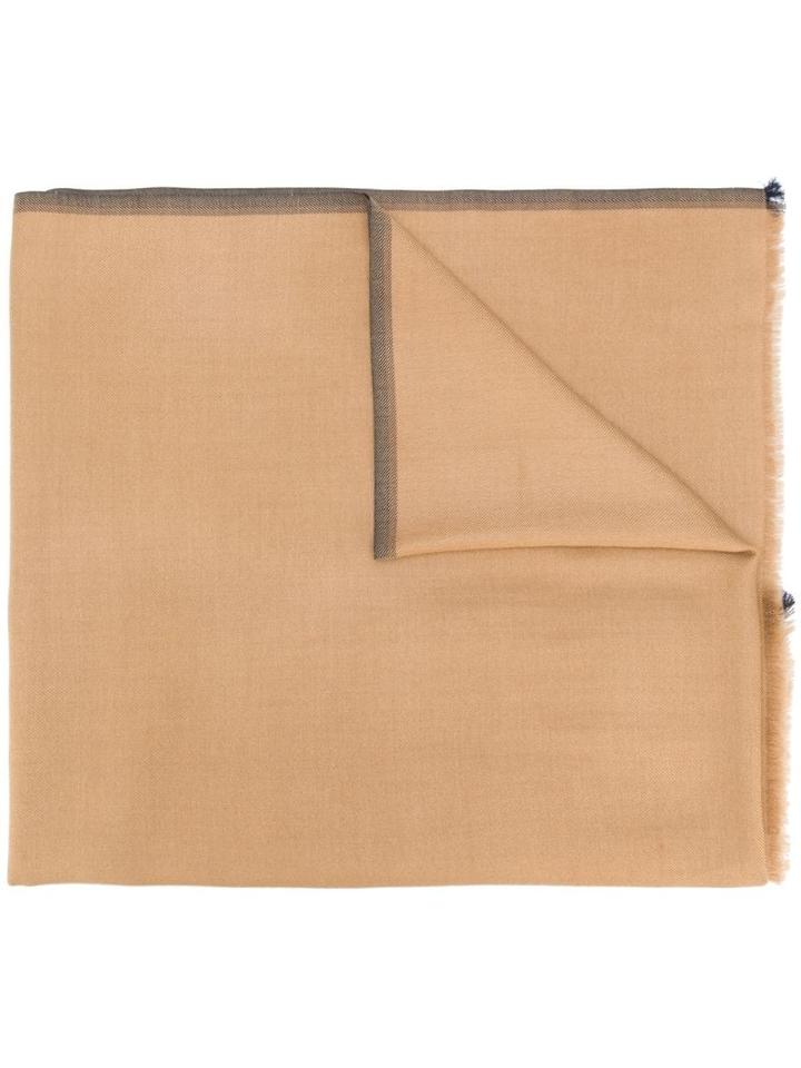 Ermenegildo Zegna Frayed Scarf - Neutrals