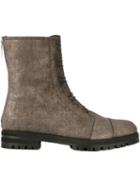 Jimmy Choo Haze Boots, Women's, Size: 40, Grey, Calf Leather/rubber/leather