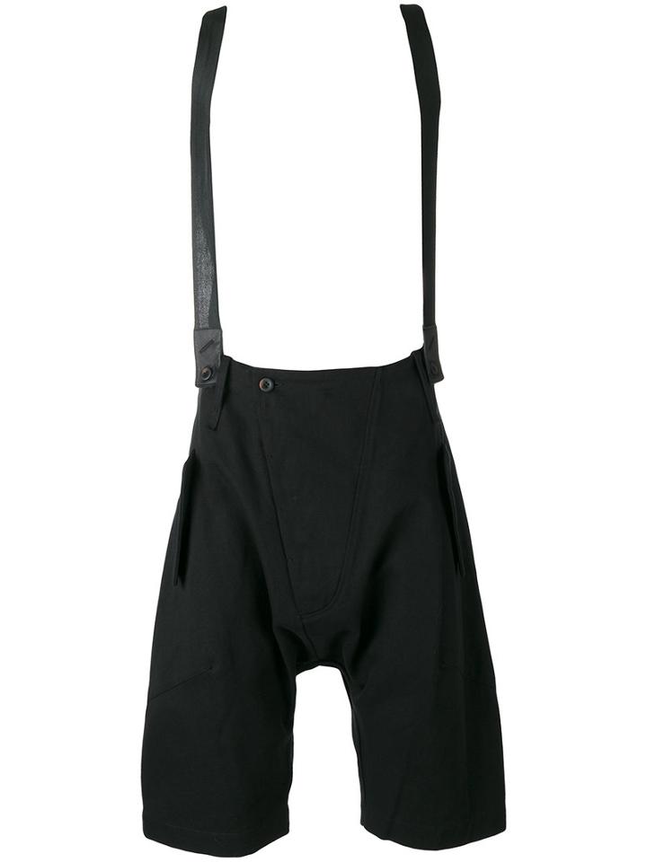 Lost & Found Ria Dunn - Drop-crotch Shorts - Men - Cotton/linen/flax - M, Black, Cotton/linen/flax