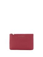 Orciani Zip-top Wallet - Red