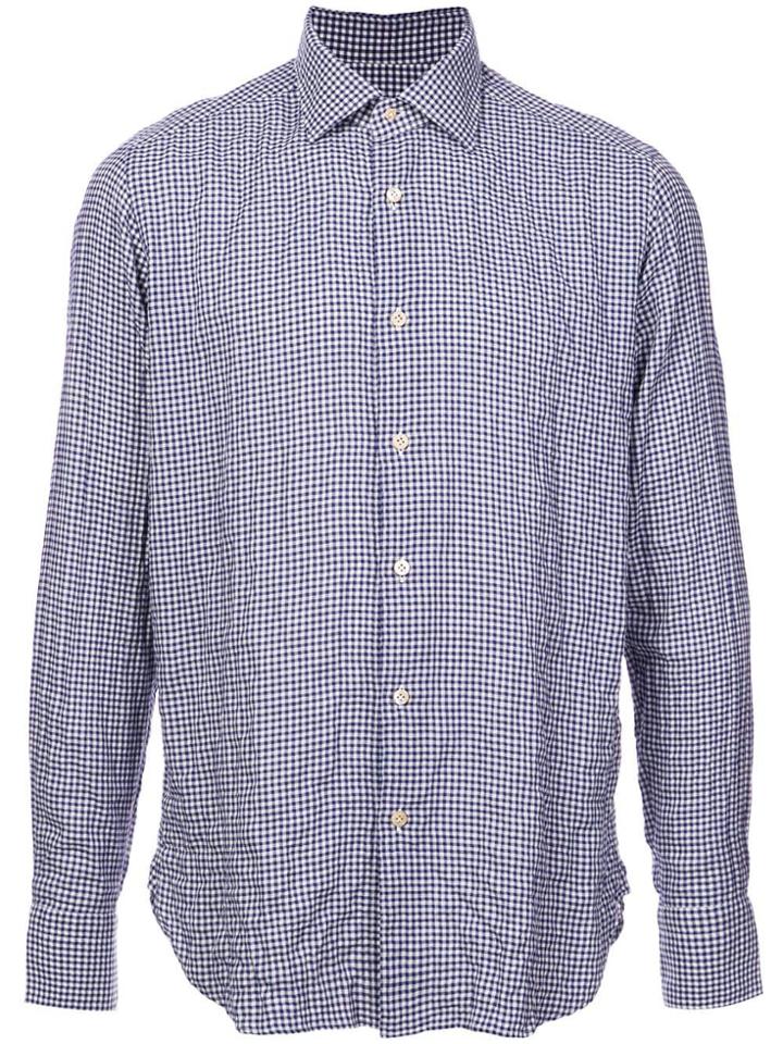 The Gigi Gingham Shirt - Blue