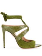 Aquazzura Mabel 105 Sandals - Green