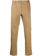 Closed Fabric Key Chain Detail Trousers - Brown
