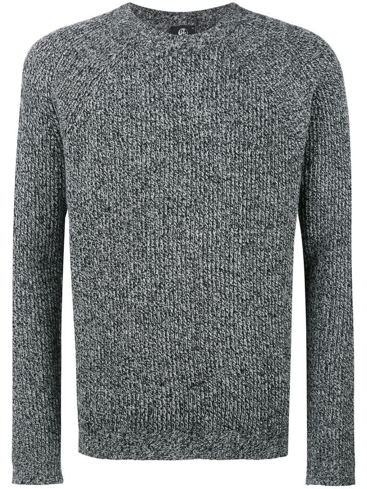 Ps By Paul Smith Crew Neck Jumper, Men's, Size: Medium, Grey, Merino