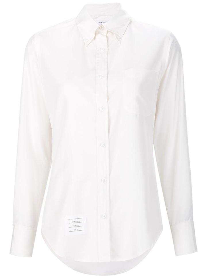 Thom Browne Silk Shirt - White
