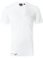 Just Cavalli V-neck Zip Detail T-shirt
