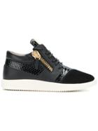 Giuseppe Zanotti Design Runner Panelled Sneakers - Black