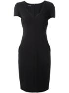 Emporio Armani Piquet Fitted Dress