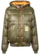 R13 Hooded Puffer Jacket - Green