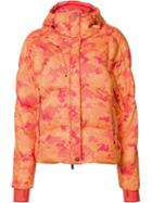 Kru Camouflage Hooded Jacket, Women's, Size: Xs, Yellow/orange, Polyester/feather Down