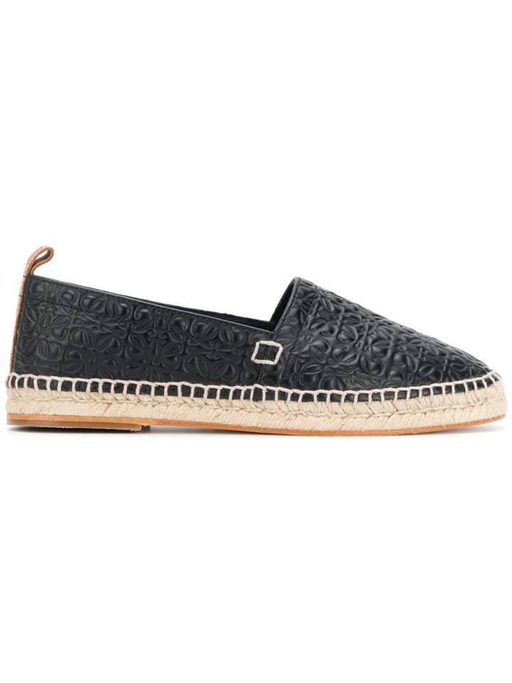 Loewe Anagram Espadrilles - Black