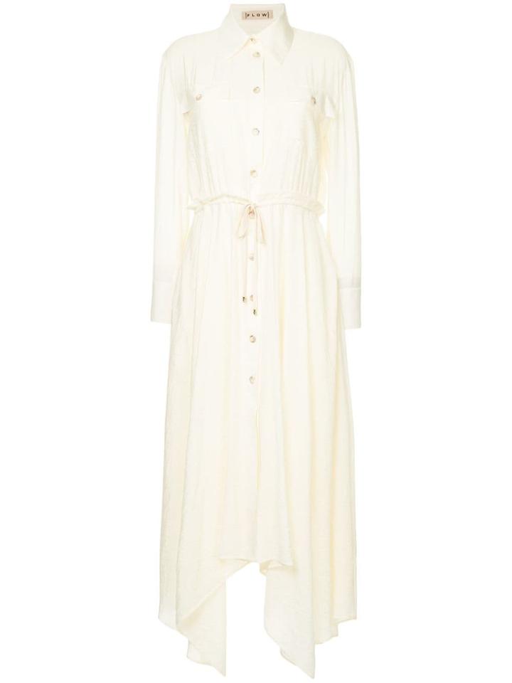 Flow The Label Midi Batiste Dress - White