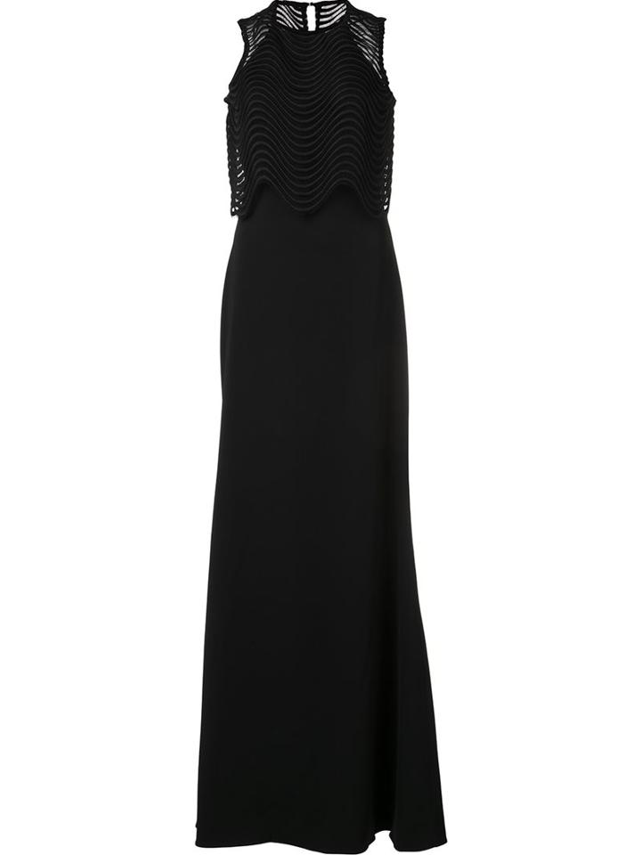 Badgley Mischka Sleeveless Gown Dress