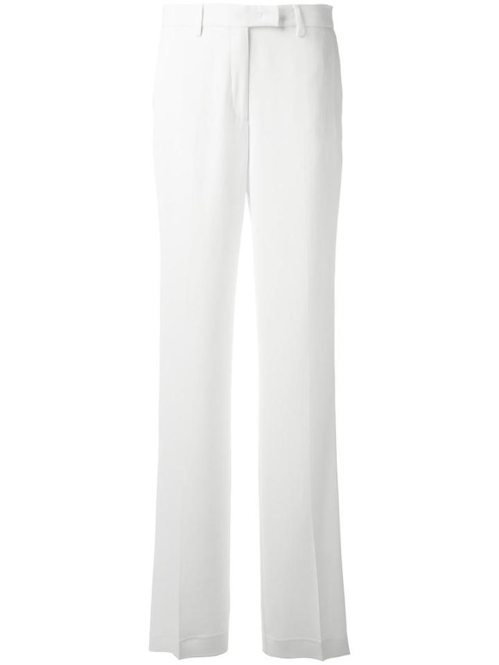 Etro High-waisted Trousers, Women's, Size: 46, White, Spandex/elastane/acetate/viscose
