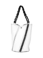 Proenza Schouler Hex Whipstitch Bucket Bag, Women's, White, Leather