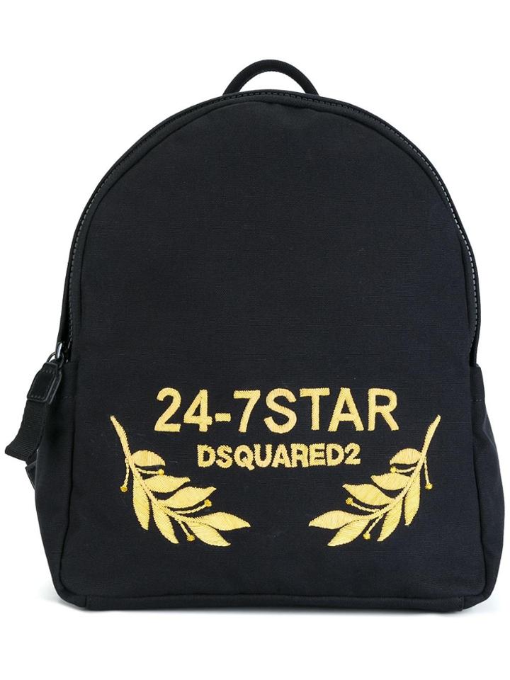 Dsquared2 24-7 Star Logo Backpack - Black