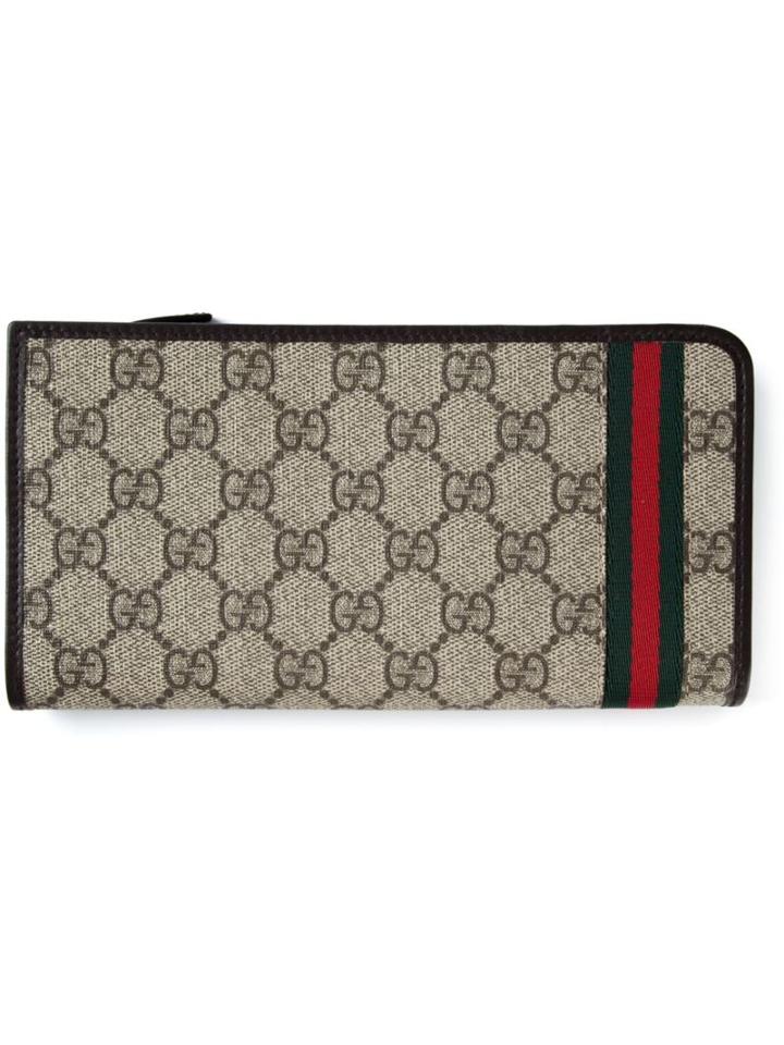 Gucci Signature Monogram Wallet
