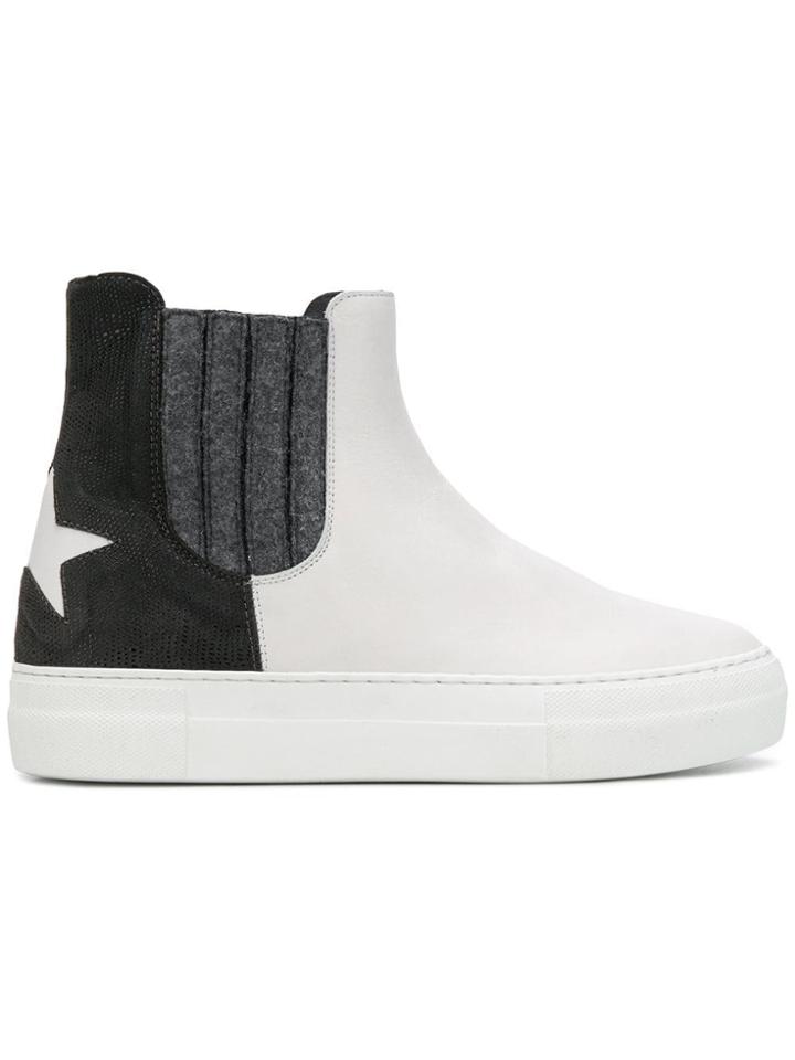 Lorena Antoniazzi Two-tone Ankle Boots - White