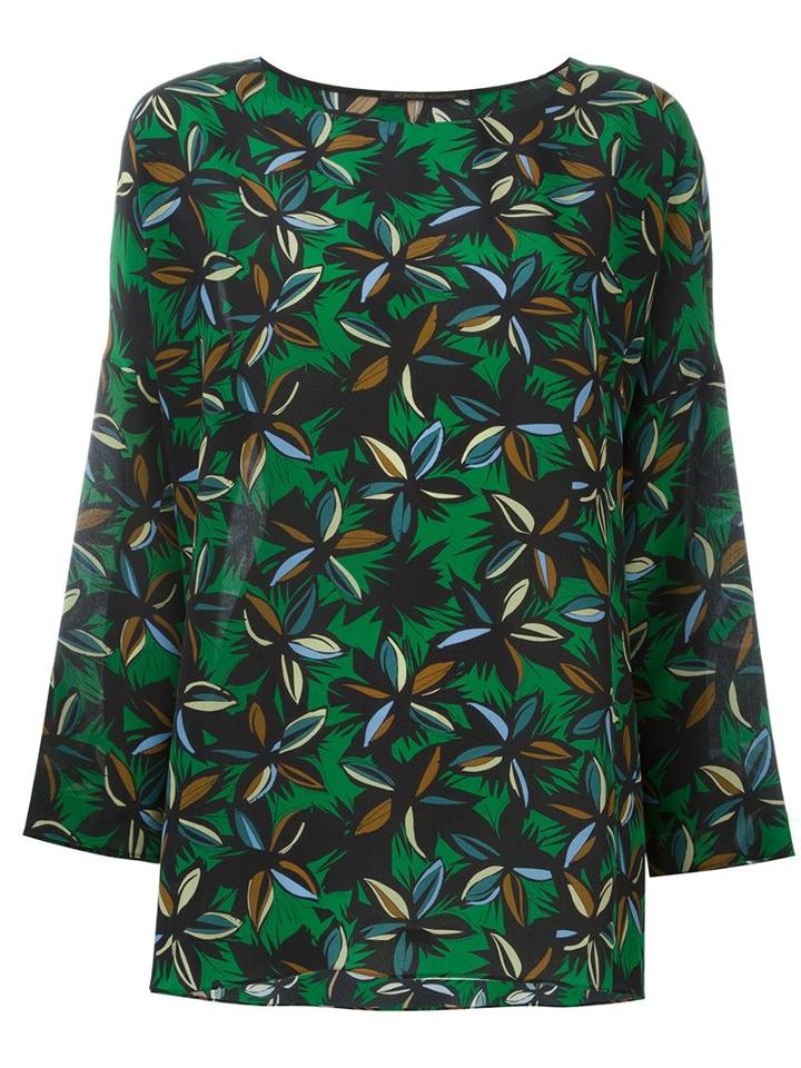 Agnona Floral Print Blouse