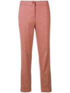 Etro Printed Tapered Trousers - Pink