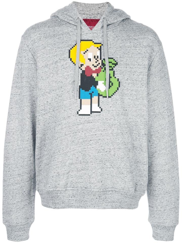 Mostly Heard Rarely Seen 8-bit Richie Hoodie - Grey