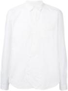 Wooster + Lardini Patch Pocket Shirt, Men's, Size: Xs, White, Cotton