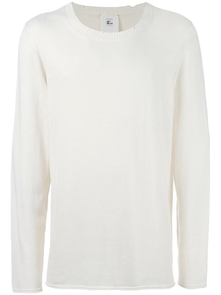 Lost & Found Rooms Crew Neck Sweater, Men's, Size: Medium, Nude/neutrals, Cotton