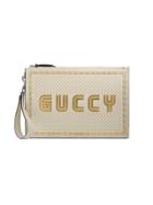 Gucci Guccy Leather Pouch - Nude & Neutrals