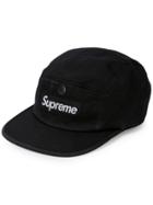 Supreme Snap Button Camp Cap - Black