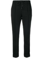 Kenzo Slim Fit Drawstring Trousers - Black