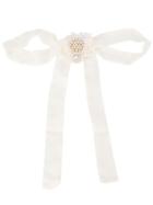 Martha Medeiros Bow Embellished Brooch