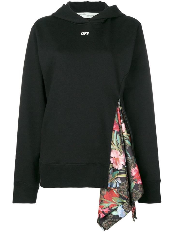 Off-white Scarf Hoodie - Black