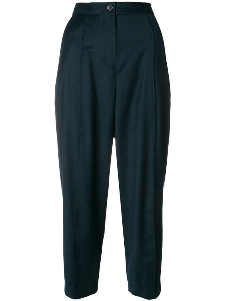 Chalayan Tapered Pinch Trousers - Green