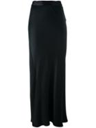 Ann Demeulemeester High-waisted Long Skirt, Women's, Size: 36, Black, Acetate/viscose