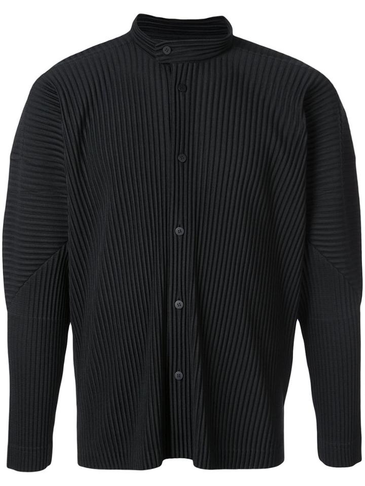 Homme Plissé Issey Miyake January Pleated Shirt - Black