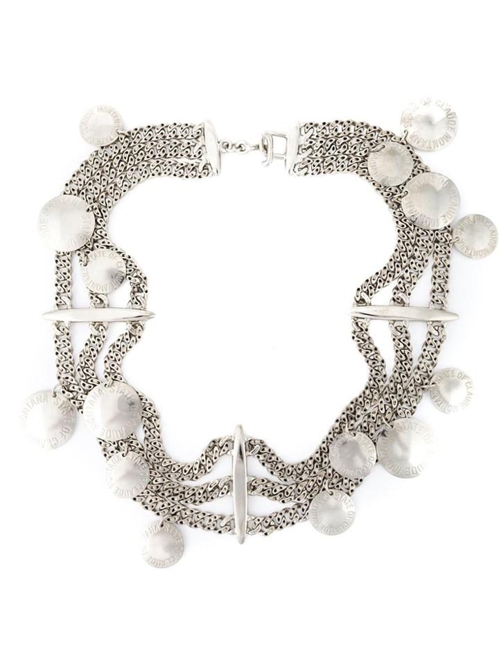 Claude Montana Vintage Chain Belt - Metallic