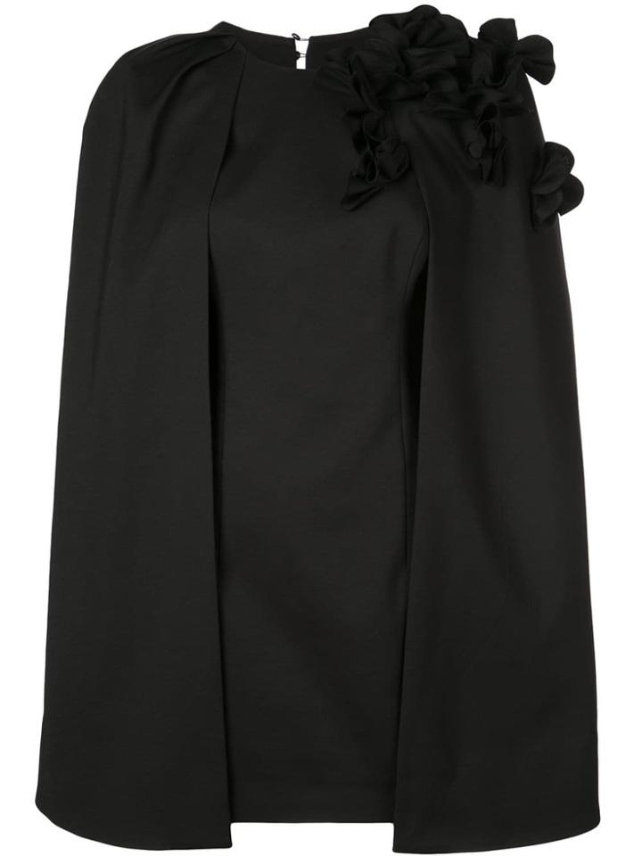 Acler Cape Layer Mini Dress - Black