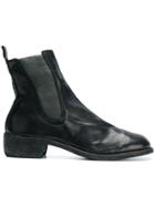Guidi Chunky Heel Chelsea Boots - Black