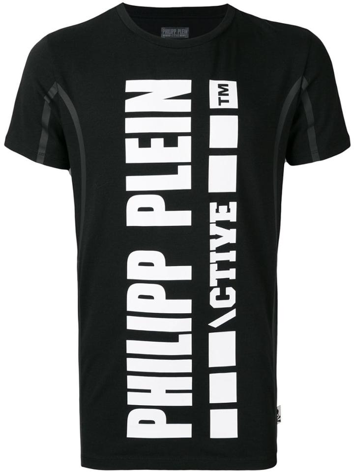 Philipp Plein Stripes T-shirt - Black