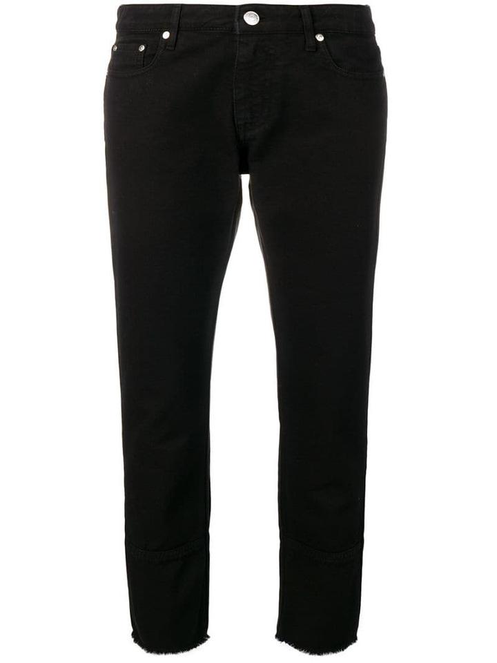 Msgm Straight Leg Jeans - Black
