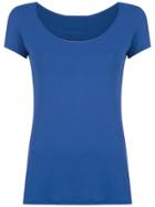 Track & Field Cut Out Blouse - Blue