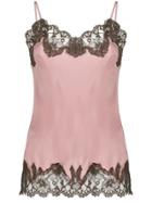 Gold Hawk Spaghetti Strap Blouse - Pink
