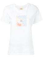 Nanushka - Beach Print T-shirt - Women - Cotton - S, White, Cotton